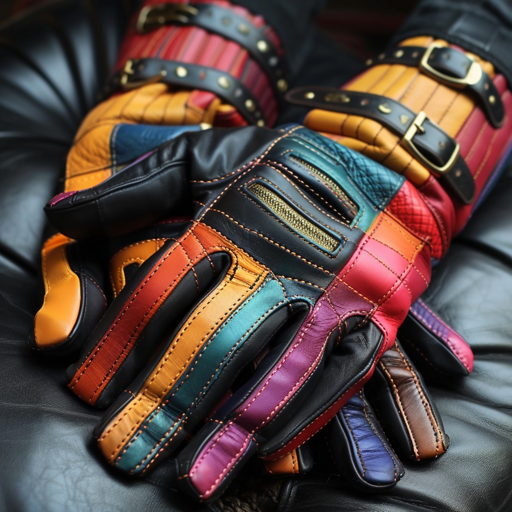 Crop Top, String and Gauntlet Gloves