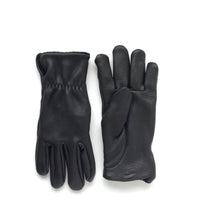 Load image into Gallery viewer, Lined Deerskin Gloves - Made in the USA for cold weather - Black Leather Gloves
