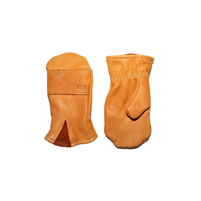 Beautiful deerskin mittens for children